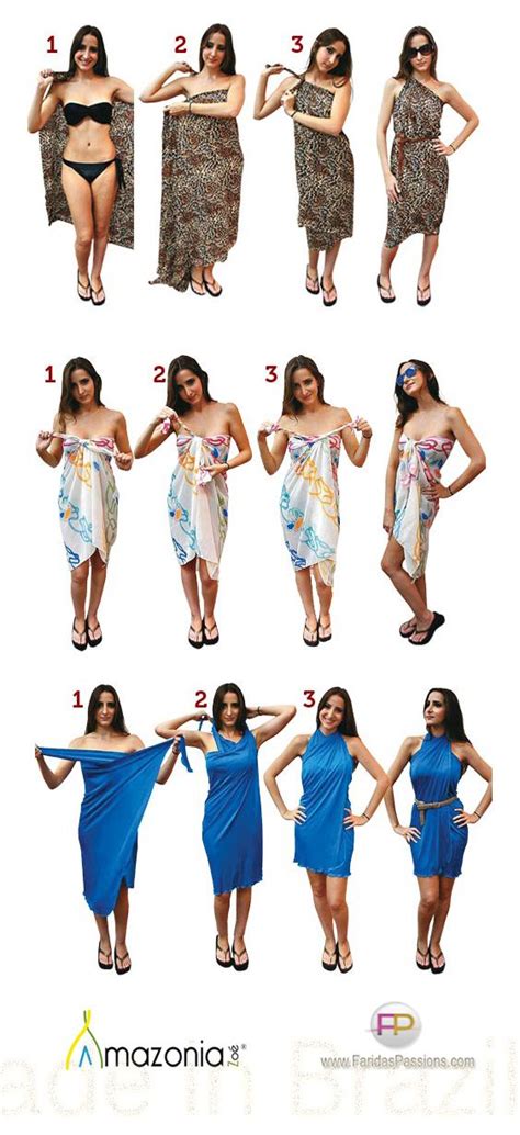 how to wear a sarong.